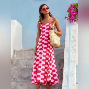 Little Trendy Women Vacation Style Slip Maxi